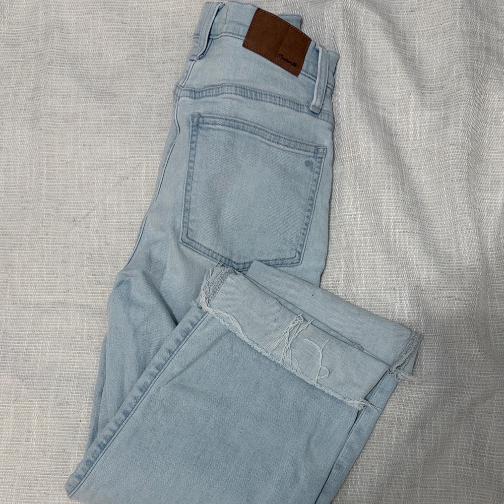 Madewell Perfect Vintage Wide Leg Crop Denim